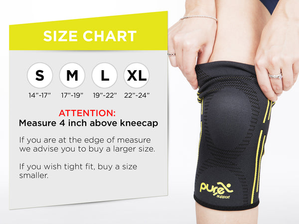 Knee Support REG-100 (Yellow) - Pure Support